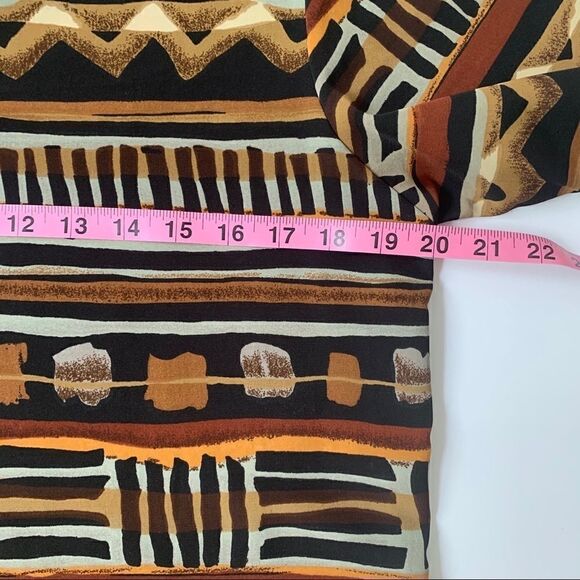 Vintage Boho Print Blouse Size Small - Picture 12 of 15